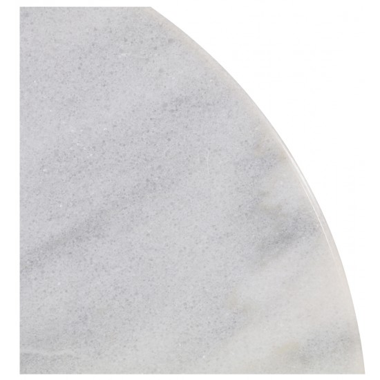	Marmeren bistro statafel met gietijzeren onderstel 60 x 110 cm