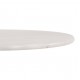 Tafelblad wit marmer rond 60 cm met bevestigingsplaat