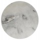 Tafelblad wit marmer rond 80 cm met bevestigingsplaat