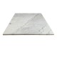 Tafelblad wit marmer rechthoek 100 x 60 cm