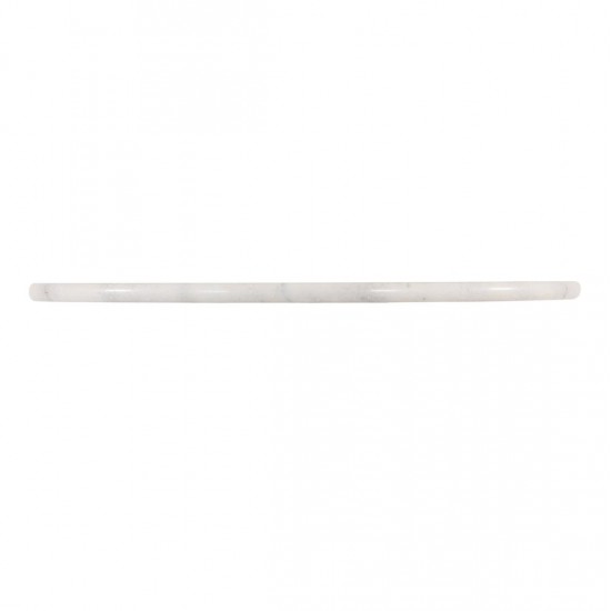 Tafelblad wit marmer rond 70 cm en 2 cm dik