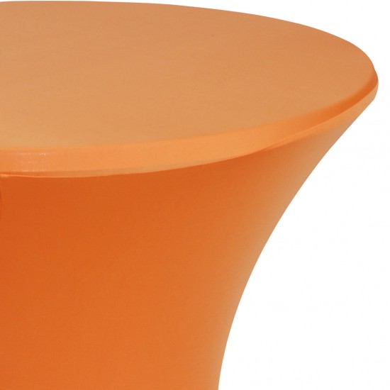 Tafelrok voor statafel 80-85 cm kleur oranje