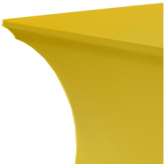 Buffettafel hoes symposium geel 183 x 76 x 73 cm