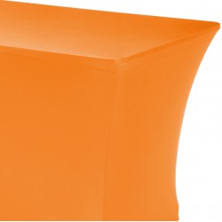 Buffettafel hoes kleur oranje afmeting 183 x 76 x 73 cm