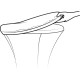 Tafel tophoes stretch 80 tot 85 cm kleur wit
