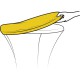 Tafel tophoes stretch 80 tot 85 cm kleur geel