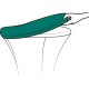 Tafel tophoes stretch 80 tot 85 cm kleur groen