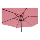 Parasol 3 meter met molen en 6 baleinen kleur roze